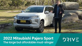 2022 Mitsubishi Pajero Sport GLS  The Large but Affordable MudSlinger  Drivecomau [upl. by Holloway]