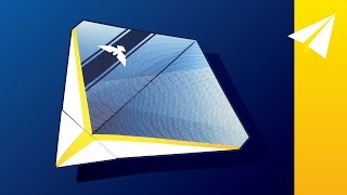 Beautiful Paper Glider — Learn How to Fold Elanus [upl. by Dnalyk986]