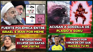 POLEMICA MUNDIAL ENTRE IRAN E ISRAEL POR MEME VIRAL  FANS DE DBZ ACUSAN A GODZILLA DE PLAGIO A GOKU [upl. by Orabelle]