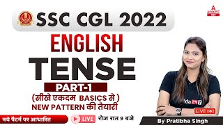 SSC CGL 2022  SSC CGL English Classes by Pratibha  Tense From Basics 1 [upl. by Nnagrom]