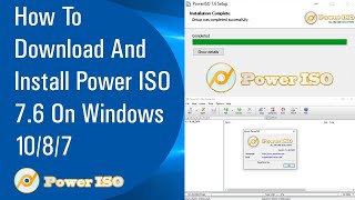 How To Download And Install Power ISO 83 and use Lifetime Free in Windows 10817 A1ITSOLUTION [upl. by Nerha559]