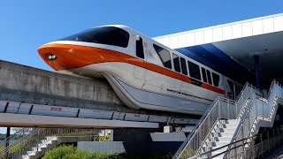 Magic Kingdom Express Monorail 2024 Complete Ride POV Experience in 4K  Walt Disney World Florida [upl. by Symons559]