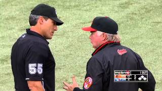 20130621 Showalter gets ejected [upl. by Flann]