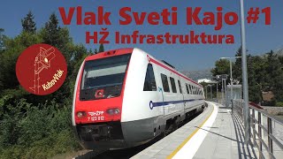 Vlak Sveti Kajo 1 HŽ Infrastruktura [upl. by Erdnael]