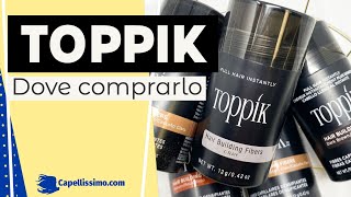 TOPPIK DOVE COMPRARLO 👉 Dove acquistare la polvere per capelli fibre di cheratina al miglior prezzo [upl. by Iz]