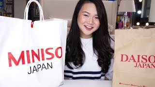 MINISO AND DAISO HAUL 2017  ASHLEY SANDRINE [upl. by Aztinad]