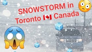 😲 snowstorm in Canada 🇨🇦 travel youtube youtuber [upl. by Duester]