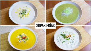 Cuatro sopas frías para combatir el calor [upl. by Warila]