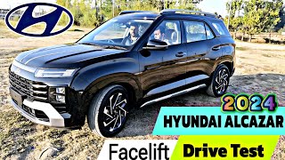 Drive Review 2024 Hyundai Alcazar Facelift  Upgraded Performance Features amp Enhanced Comfort [upl. by Bobinette]