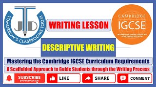 DESCRIPTIVE WRITING  AN IGCSE GUIDE [upl. by Noira]