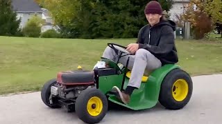 Custom Mini Lawnmower Go Kart [upl. by Erehs202]