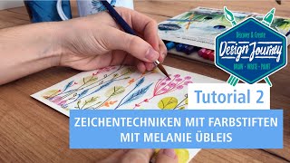 PermanentFarbstifte und Aquarellstifte kombinieren  Tutorial 2  STAEDTLER Art Class [upl. by Anayhd]