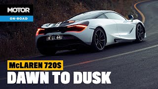 2022 McLaren 720S review From dusk to dawn  MOTOR [upl. by Yadrahc415]