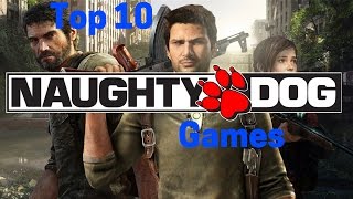 Top 10 Naughty Dog Games [upl. by Coumas]