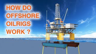 How Offshore Oilrigs Work Float and Extract Oil [upl. by Crooks890]