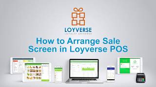 How to Arrange Sale Screen in Loyverse POS System [upl. by Dahsar]