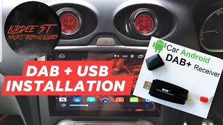 DAB  USB INSTALLATION ON A ANDROID HEAD UNIT [upl. by Assenej570]