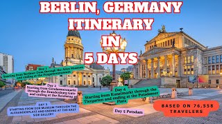 BERLIN Travel Guide  5 DAYS ITINERARY 2024 [upl. by Luise]