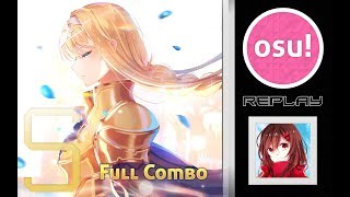 osu ASCA  RESISTER TV Size quotInsanequot mapped by Doormat SAO Alicization OP 2 [upl. by Phillie]