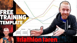 HOW TO build an INTERACTIVE TRIATHLON TRAINING spreadsheet  FREE TEMPLATE [upl. by Nonregla]