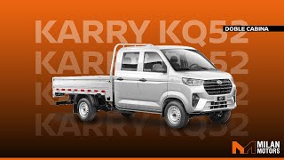 NUEVA KARRY DOBLE CABINA CONFORT KQ52 0KM  MILAN MOTORS [upl. by Nired295]