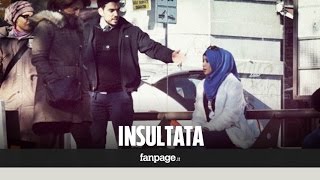 Come reagiscono gli italiani se insulti una ragazza col velo [upl. by Sunev32]