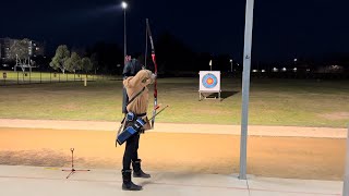 Archery ASMR evening practice recurve barebow 30072024 [upl. by Aseek223]