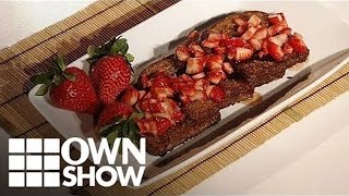 GlutenFree Chocolate Vegan French Toast Recipe  OWNSHOW  Oprah Online [upl. by Costin]