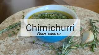 How To Make Chimichurri sauce [upl. by Aynatal975]