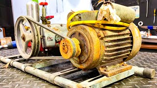 Restoring An Old Pressure Washer  Repair Flooded Electric Motors And Electric Motors [upl. by Latsyrhk733]