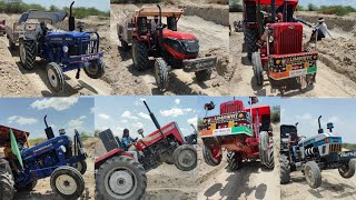 सभी ट्रैक्टरों का खतरनाक⚠️💪Power देखलो आज Massey Solis Mahindra Farmtrac 45 load trolly pulling [upl. by Mitinger]