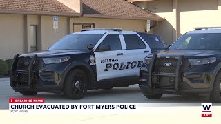 Fort Myers church evacuated by police 2 detained [upl. by Raddie]