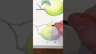 Purple or blue shadows art watercolor painting paintingtutorial watercolorpainting arttutorial [upl. by Eisor]