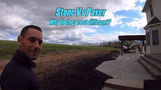 Paver Patio vs Natural Stone Cost [upl. by Xever328]