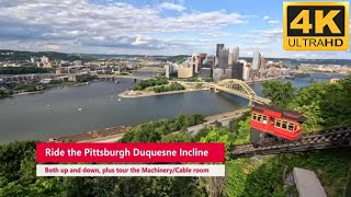 Experience The Pittsburgh Duquesne Incline A Unique Ride You Wont Forget [upl. by Etteniotnna]