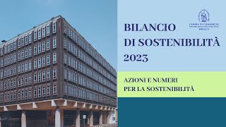 Bilancio di Sostenibilità 2023 della Camera di Commercio [upl. by Eldwen25]