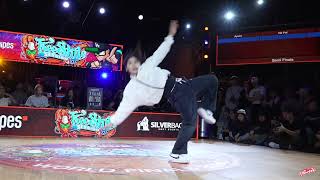 Alessandrina Vs RikoBGirl Semifinals Freestyle Session World Finals 2024Snipes Pro Breaking Tour [upl. by Ahilam327]