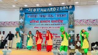 Bhangra Performance  Bhangra  JCD VIDYAPEETH ArtisticVibesDanceStudio [upl. by Ardnikal]