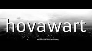 How to pronounce hovawart in German [upl. by Noiramed]