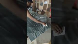 Applying Fevicol on Laminate arqam construction interiordesign shortvideo [upl. by Earased]