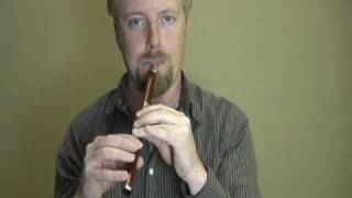 Tin Whistle Lesson  Beginner  Frére Jacques Key of D Second Register [upl. by Osnohpla]