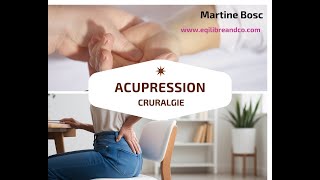 Massage des points chinois et acupression pour soulager la douleur de cruralgie cruralgie [upl. by Avitzur]