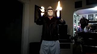 Magic Trick Fire gloves [upl. by Lupee]