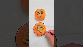 Persimmon Fuyu Fruits plants fruitnature persimmonhorticulturetreeplanting [upl. by Nohs]