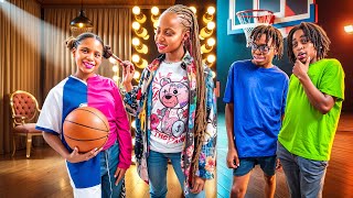 CRUSH amp BASKETBALL 🏀❤️ Ep2  Surprise Secret Makeover Mission  Tiffany LaRyn [upl. by Russo]