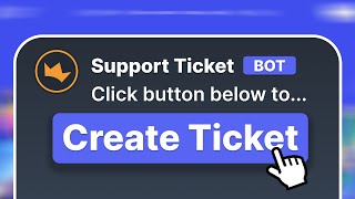 Setup Ticket Tool Bot In Your Discord Server 2024 [upl. by Kendy989]