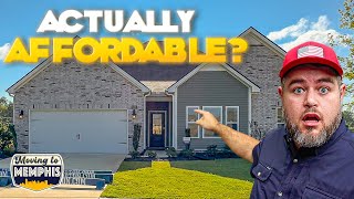 MEMPHIS Areas Most AFFORDABLE New Construction Homes in Millington TN [upl. by Adnamor513]