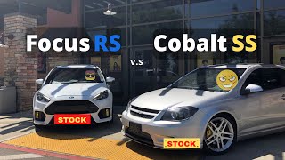 2017 Focus RS vs 2009 Cobalt SS  RACE 2020 Good Footage [upl. by Geoff]