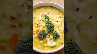 Curried Broccoli Cauliflower Soup [upl. by Noirred]