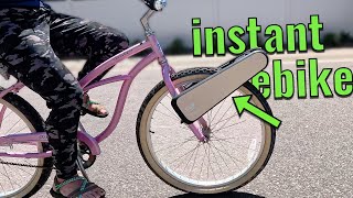 CLIP is the Worlds Quickest Ebike Conversion Kit to make Old Bikes into EBikes [upl. by Sobel]